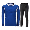 Groothandel aangepaste lange mouwen voetbal keeper jersey